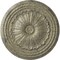 Ekena Millwork Alexa Ceiling Medallion (Fits Canopies up to 2 7/8"), 20 1/2"OD x 1 7/8"P, Castle Stone Crackle CM20ALCSC - alternate 1
